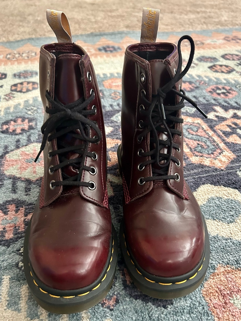 Dr. Martens Translucent Amber Tread Sole Boot